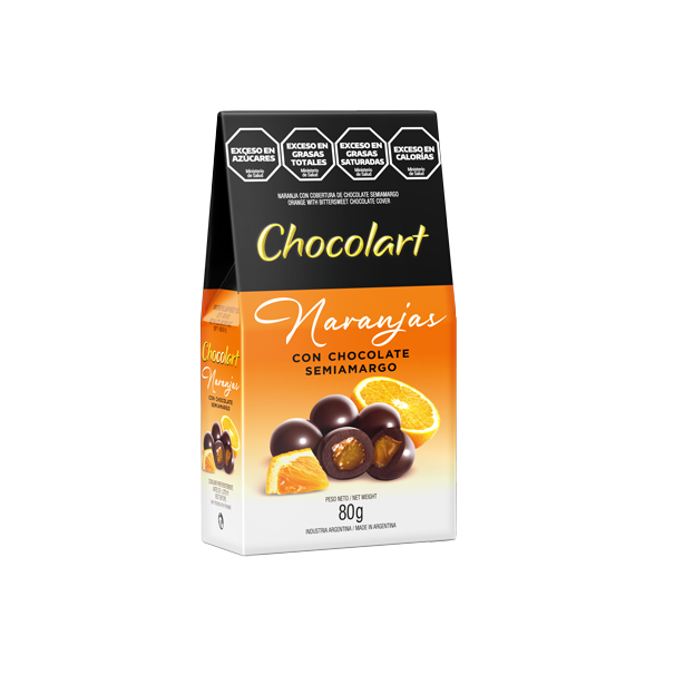 Naranjas con chocolate semiamargo — Suelto